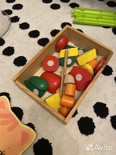 Деревянные игрушки, сортер для ванной