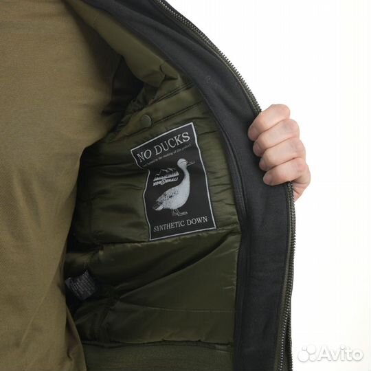 63739 Куртка Nord Denali Pilot Hooded dark green/d
