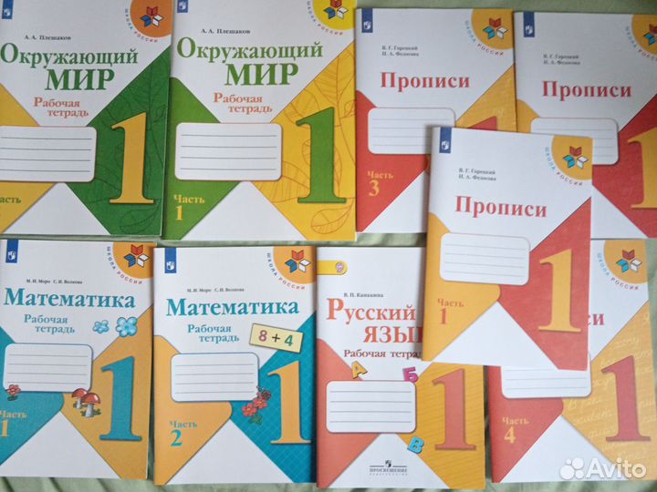 Рабочие тетради 1 класс школа россии