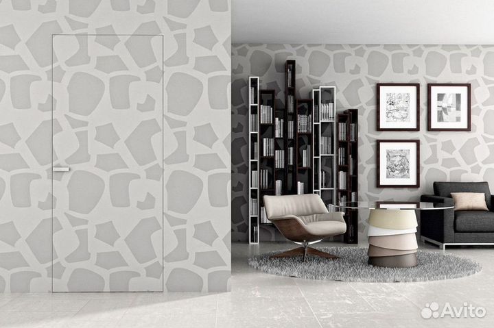 Скрытые двери под отделку