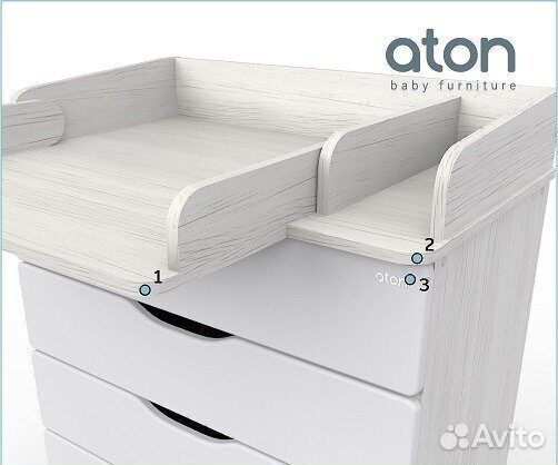 Детский комод с пеленальным столиком