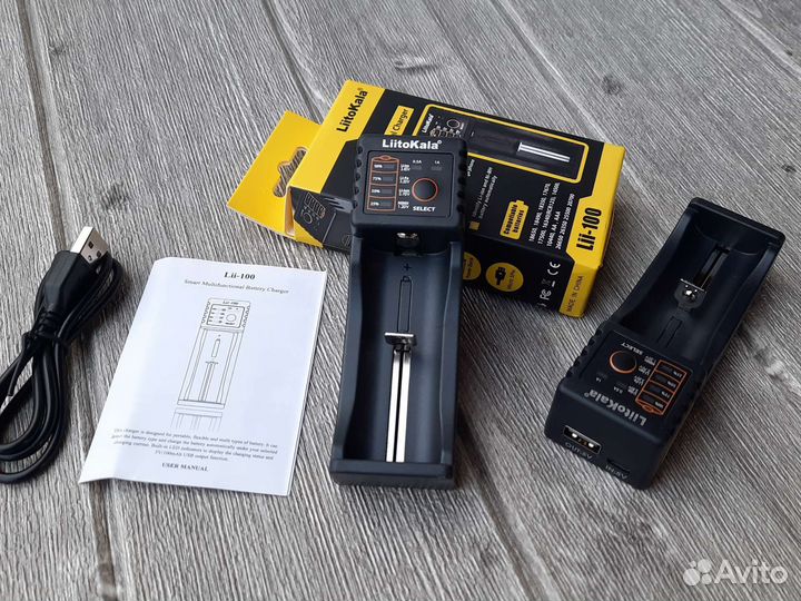 Зарядное устройство Liitokala lii-100B USB