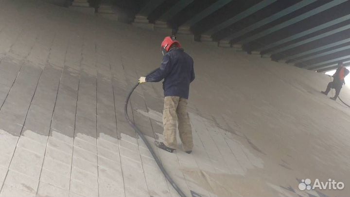 Пескоструйная обработка на выезде