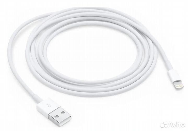 Кабель Apple USB 2.0 (am) - Lightning (m) 2м белый