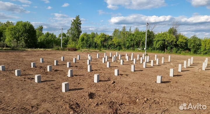 Железобетонные сваи с монтажом под ключ