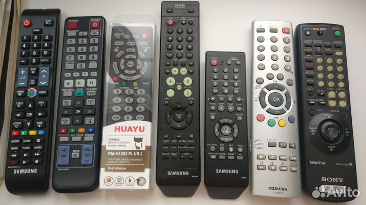 Пульты ду разные