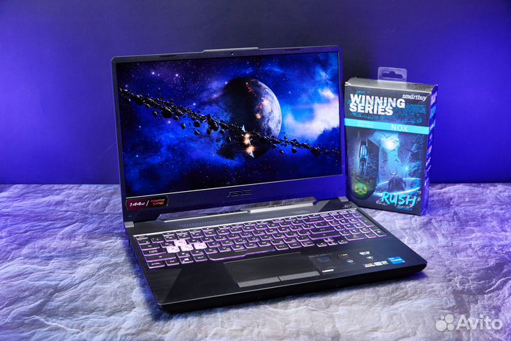 Мощный Asus TUF Gaming - RTX 3050 - 15.6