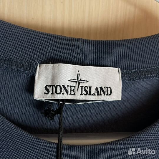 Лёгкий свитшот Stone Island 23SS синий L