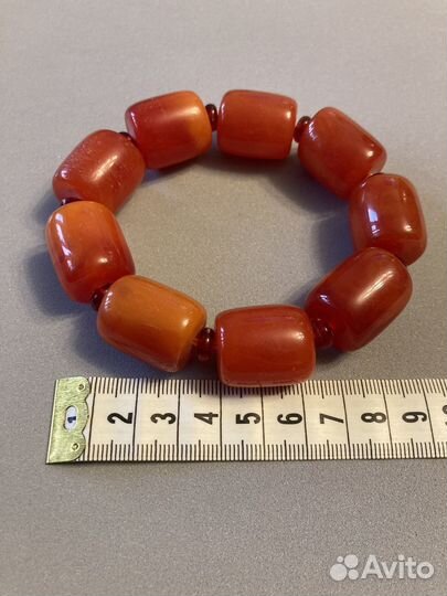Браслет янтарь #3