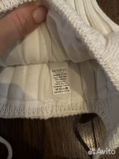 Шапка+снуд зимняя детская 52-54