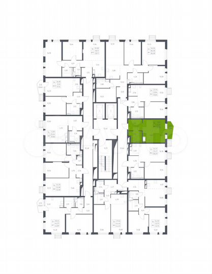 Квартира-студия, 23,8 м², 6/17 эт.