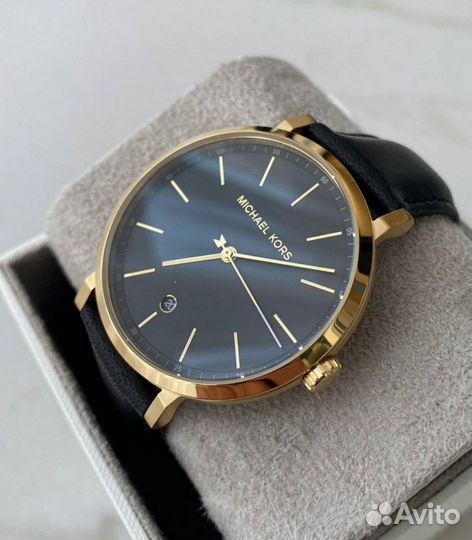 Мужские часы Michael Kors Irving Gold Tone Leather