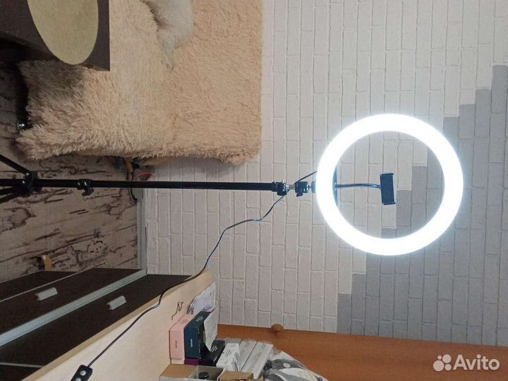 Лампа кольцевая 33 см для блогов