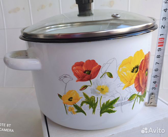 Кастрюля эмалированная -4 л