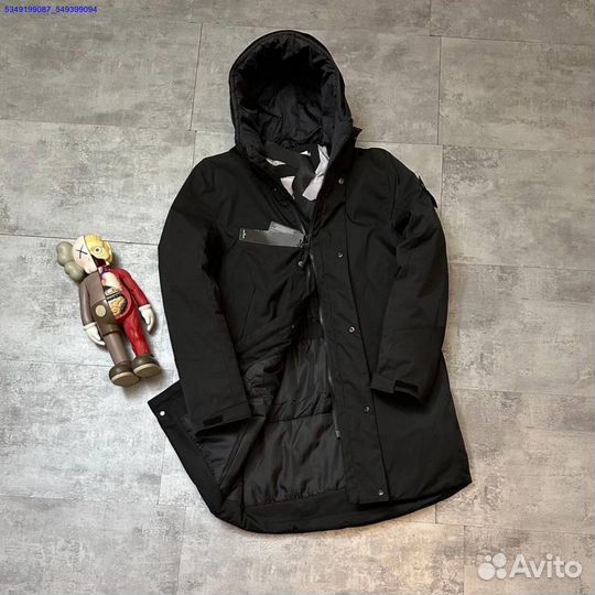 Стильная парка Stone Island для активного отдыха