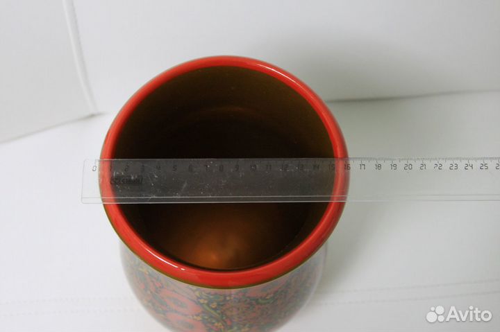 Ваза хохломская роспись