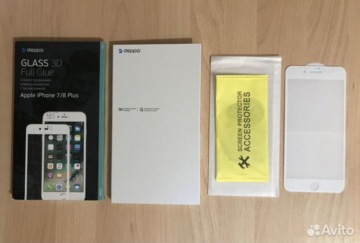 Защитное стекло Deppa для iPhone 7/8 Plus