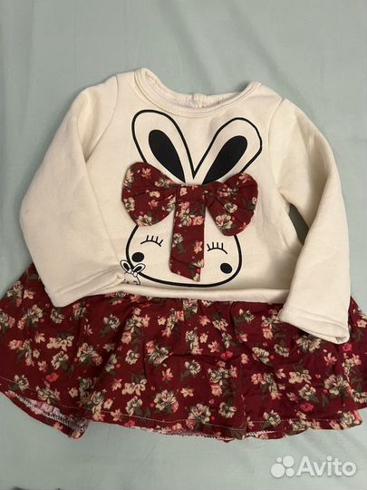 Комплект одежды, одежда для девочки 68 74, пакет