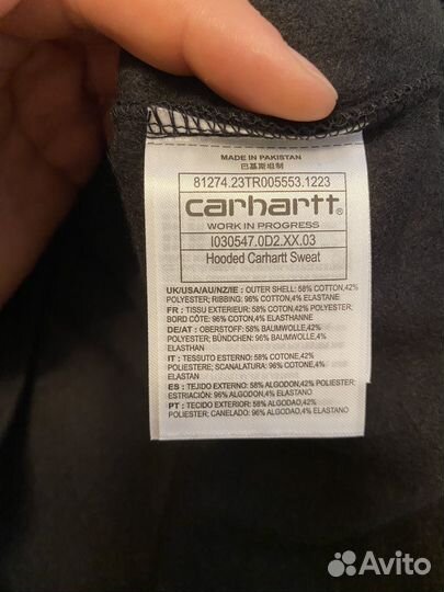 Худи carhartt wip script