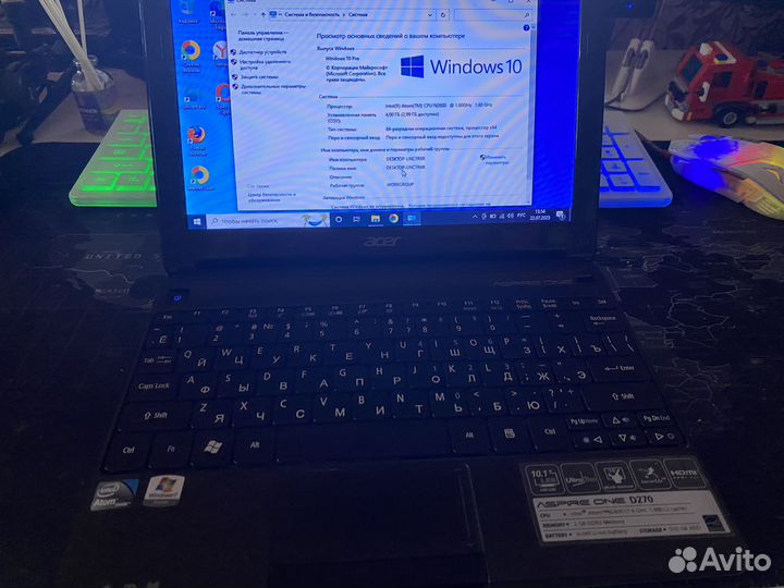 Нетбук 4 ядра, 4гб, ssd