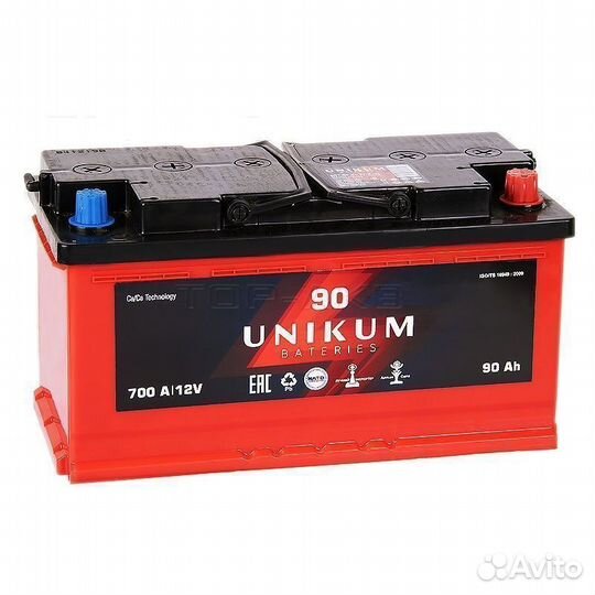 Аккумулятор 90 ампер Unikum