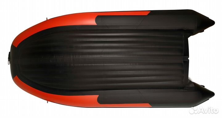 Лодка пвх Gladiator E350 PRO красно/черный