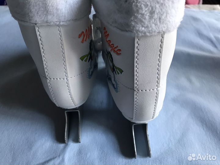 Коньки фигурные детские двухполозные 25