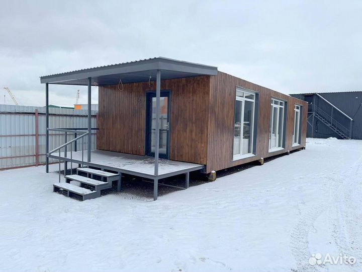 Модульный дом из морского контейнера