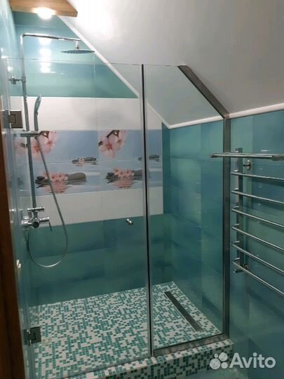 Душевые ограждения и двери из стекла
