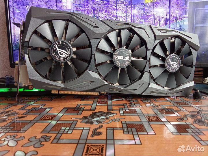 Видеокарта rx580 8gb asus