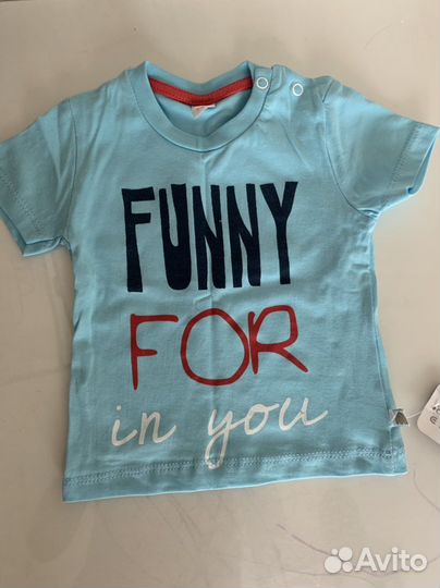 Футболки новые 74 размер