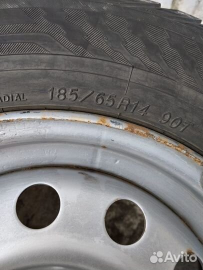 Зимние шипованные колеса r 14 на ваз