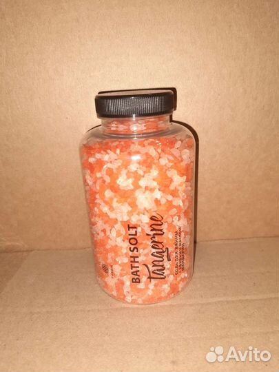 Соль для ванны, fabric, мандарин, с эфирным маслом