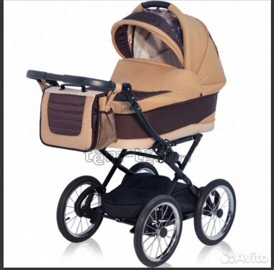 Коляска 2 в 1 riko blanca