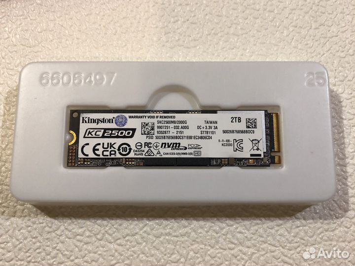 Ssd m2 nvme kingston 2tb kc2500