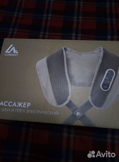 Массажер для шеи,плеч,спины и груди luazon