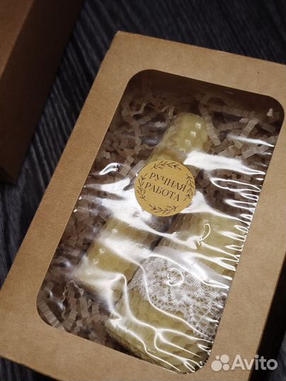 Свечи ручной работы из вощины