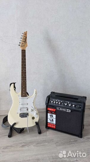 Гитара с комбиком и процессором