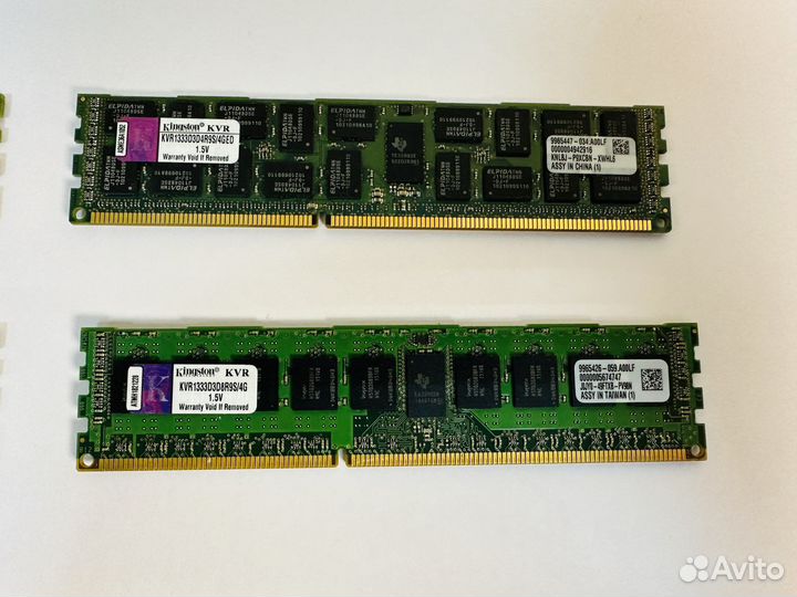 Серверная память озу RAM DDR3 4гб - 5шт
