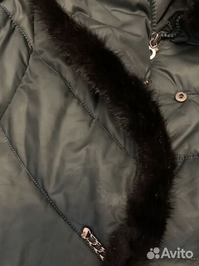 Пуховик на верблюжьей шерсти 48