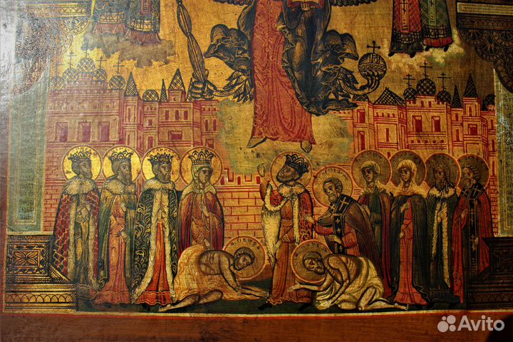 Икона Господа Заступника Москвы и Руси 50*42