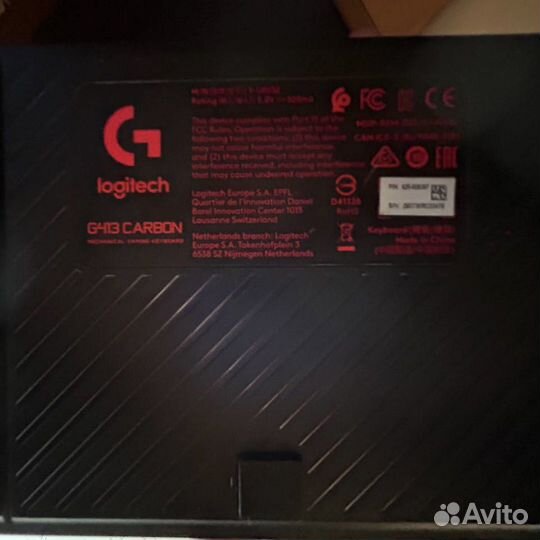 Игровая клавиатура logitech g413 carbon