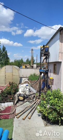 Бурение скважин малогабаритной установкой