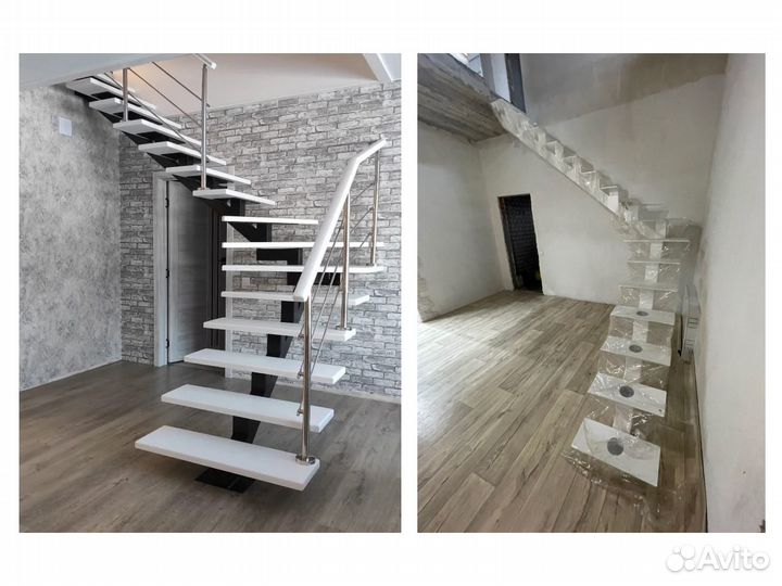 Лестницы на металлокаркасе