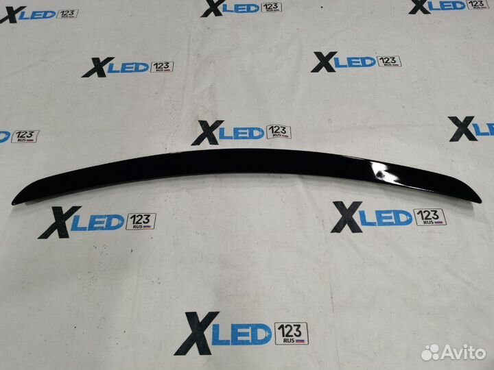 Спойлер Mercedes W209 чёрный глянец