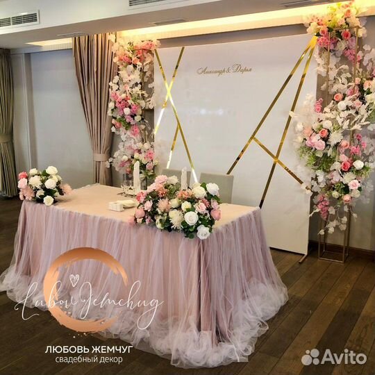 Оформление зала на свадьбу Свадебный декор