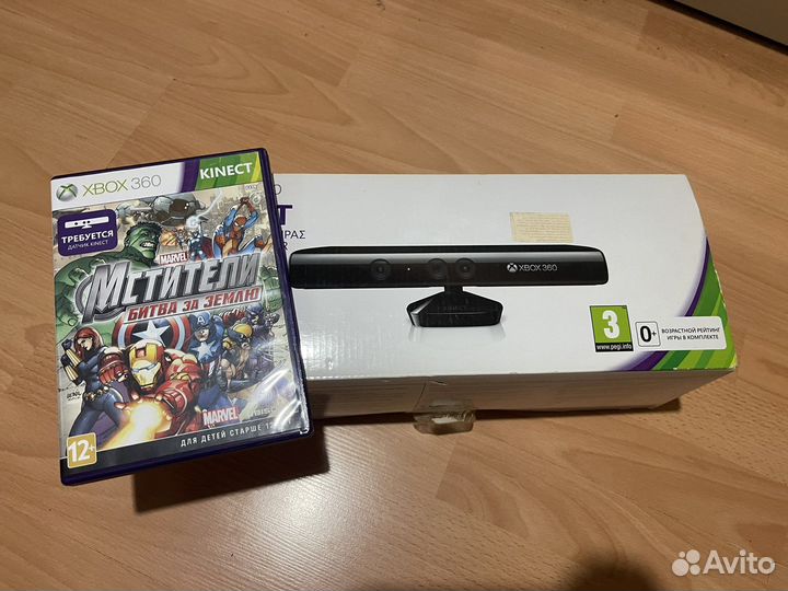Кинет xbox 360 и диск мстители