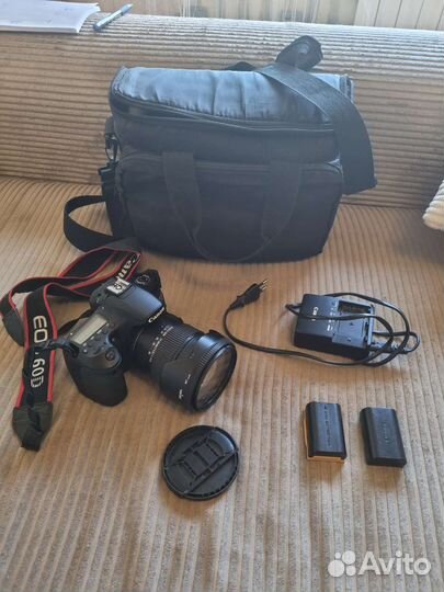 Зеркальный фотоаппарат canon 60d + sigma 17-50