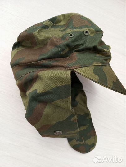 Кепка военная, новая, флора