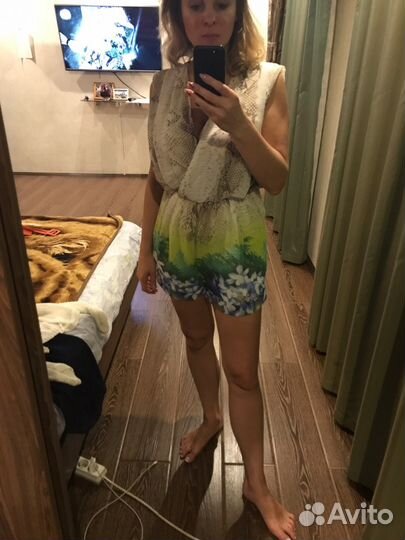 Шелковый комбинезон